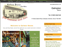 Tablet Screenshot of galleonstores.co.uk